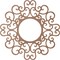 Ekena Millwork Reims Wood Fretwork Pierced Ceiling Medallion, Wood (Paint Grade), 38"OD x 14 1/2"ID x 3/8"T CMWP38X38X0375REMF - alternate 2